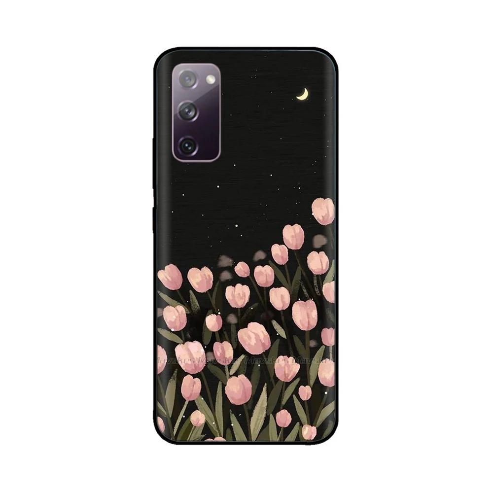 For Samsung Galaxy S20 FE Phone Case Cute Panda Funda Back Cover For Samsung S20 Ultra S20+ Liquid Silicone Protective Bumper