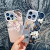 Vintage Elegant Pink Peony Flower Phone Case for Iphone 16 15 11 12 14 Pro Max 13 Mini Pro Max 15 14 Plus Shockproof Laser Cover