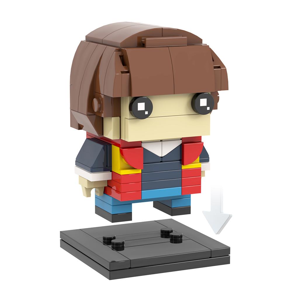 Horror Action Movie TV Stranged Figure Brick DIY Building Block Monster Creative Cheap MOC Toy Halloween Gift For Adult Children