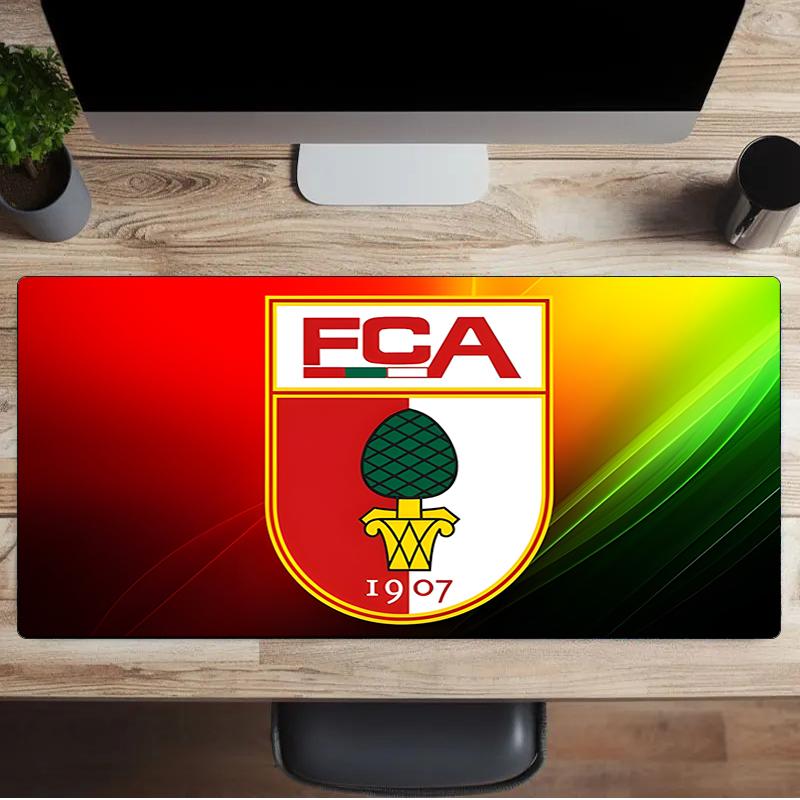 Augs-burg Fußball Wappen Mauspads, Gaming-Mauspad, Tastaturmatte, Schreibtischdekoration für Computer-Notebook, Fan-Geschenk, Geburtstagsgeschenk