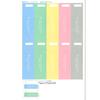 KOKUYO File Business Card Holder Replacement Paper A4 10 Sheets May-398