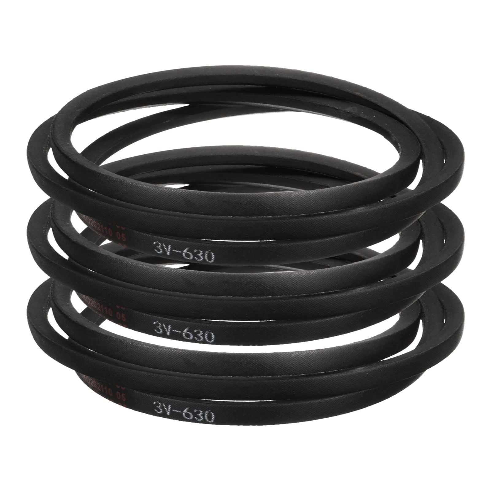 

uxcell 3V630 Rubber V-Belts, 63 Long x 0.38 Wide x 0.31 Thick, Industrial Power Transmission Belts, Pack of 3