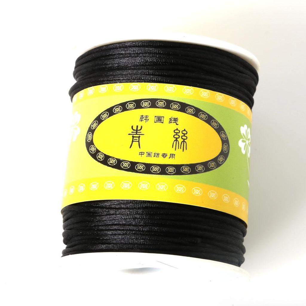 70Meter Korean Silk Cord Thread Knot China Bow Beading Bracelet Braided DIY Jewelry