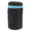 Camera Lens Protective Pouch Neoprene Waterproof Lens Case Bag with Zipper for DSLR Camera XL