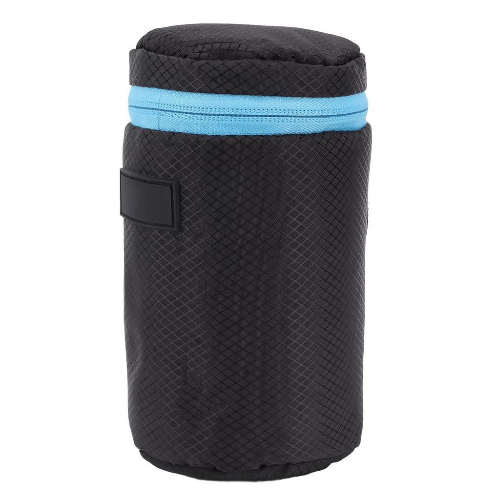 Camera Lens Protective Pouch Neoprene Waterproof Lens Case Bag with Zipper for DSLR Camera XL