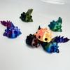 8pcs Colorful 3D Printed Salamander Creative Desk Decoration Salamander Figurine  Desk Decoration