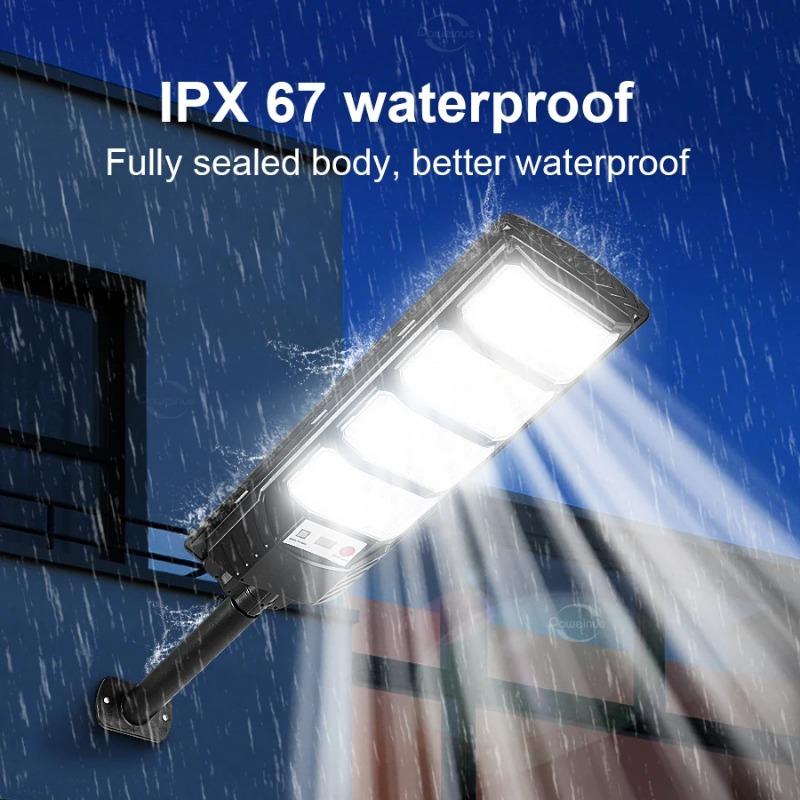 Newly Upgraded Outdoor Solar Lights Super Bright Solar Wall Lamp Motion Sensor Lamp Remote Control Waterproof Solar Light Garden
