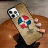 Dominican Republic Flag Back Phone Case For iPhone 17 Air 16 15 14 13 12 11 Pro Max Max Plus Bumper Case Cover