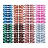 16Tips Cat Eye Nail Stickers, UV Semi-Cured Gel Nail Polish Strips Self-Adhesive Magnetic Cat Eye Effect Nail Art Wraps with Nail File