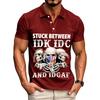 Men's Casual Letter Print Short Sleeve T-Shirt for Everyday Wear