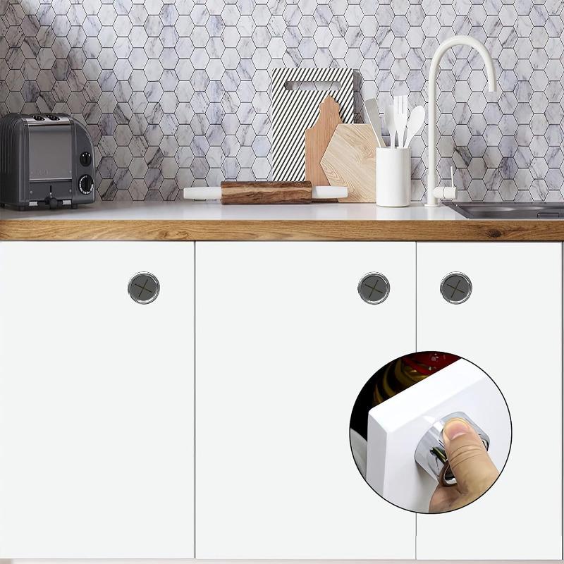 5pcs Kitchen Towel Hooks, Round Adhesive Dish Towel Hook Finish Easy Installation Wall Mount Hand Towel Hook Ideal As Bathroom Outdoor Towel Holders