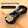 Bold 240W 3-in-1 Flash Charge Cable for Apple, Huawei, VIVO, OPPO - 6A Support