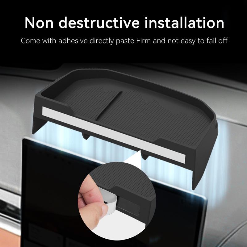 Compatible with 25 Proton X50 Models: Central Control Screen Storage Box and Rear Storage Organizer for Car Interior Modification.