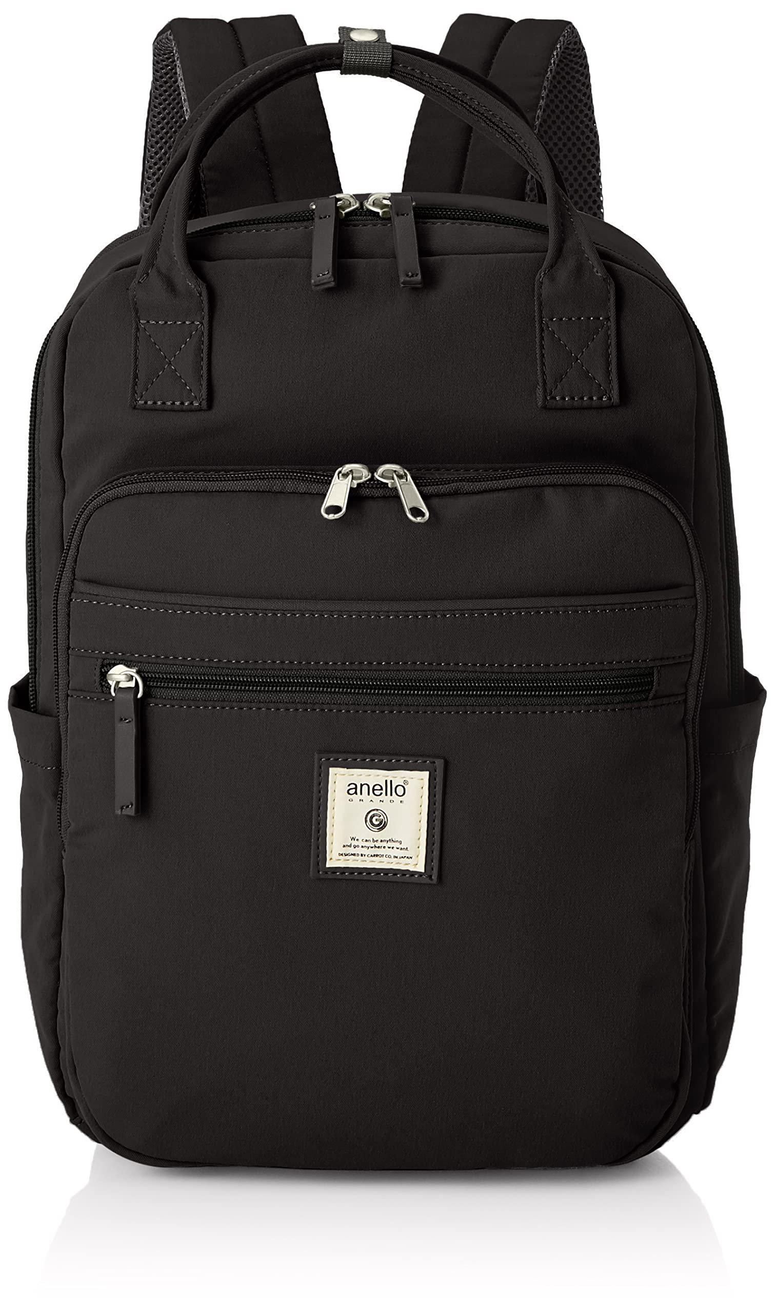 

Квадратный рюкзак A4 для хранения ПК 10 карманов CINNAMON GTM0331 черный [Anello Grande]