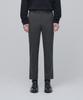 MUSINSA STANDARD Wool Tapered Hidden Banding Crop Slacks [Medium Gray]