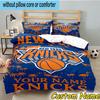 3pcs Custom Name New York Football Bedding Set Includes 1 Duvet Cover & 2 Pillowcases for All Seasons Dormitory Home Decor Christmas gifts