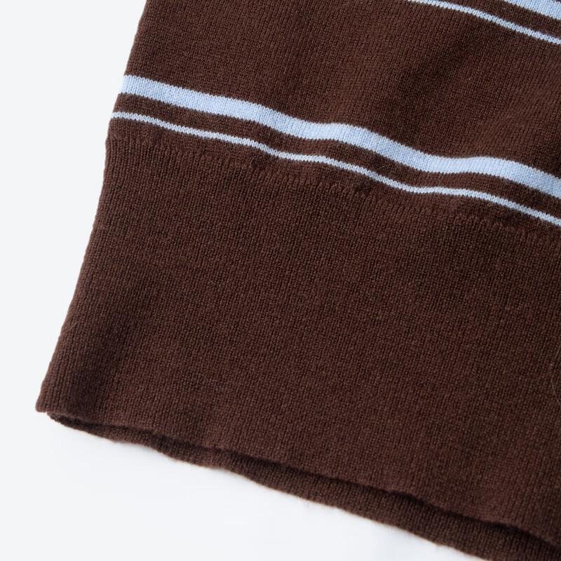 SEIFINI Women's V-Neck Striped Cardigan