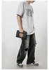 Unisex Korean Style Trendy Square Crossbody Bag Neutral Shoulder & Phone Envelope Bag
