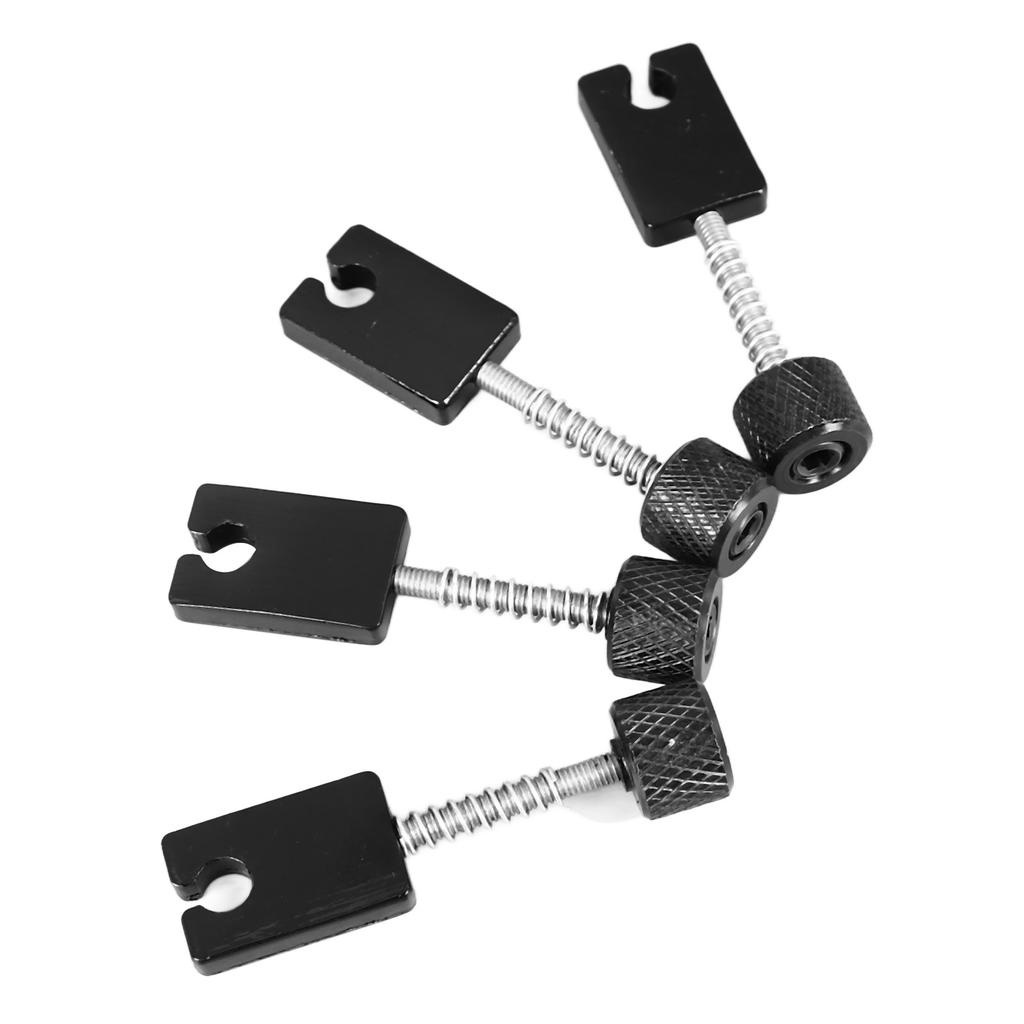 4Pcs Electric Bass Saddle Headless Metal Tuning String Bridge Saddle for Replacement