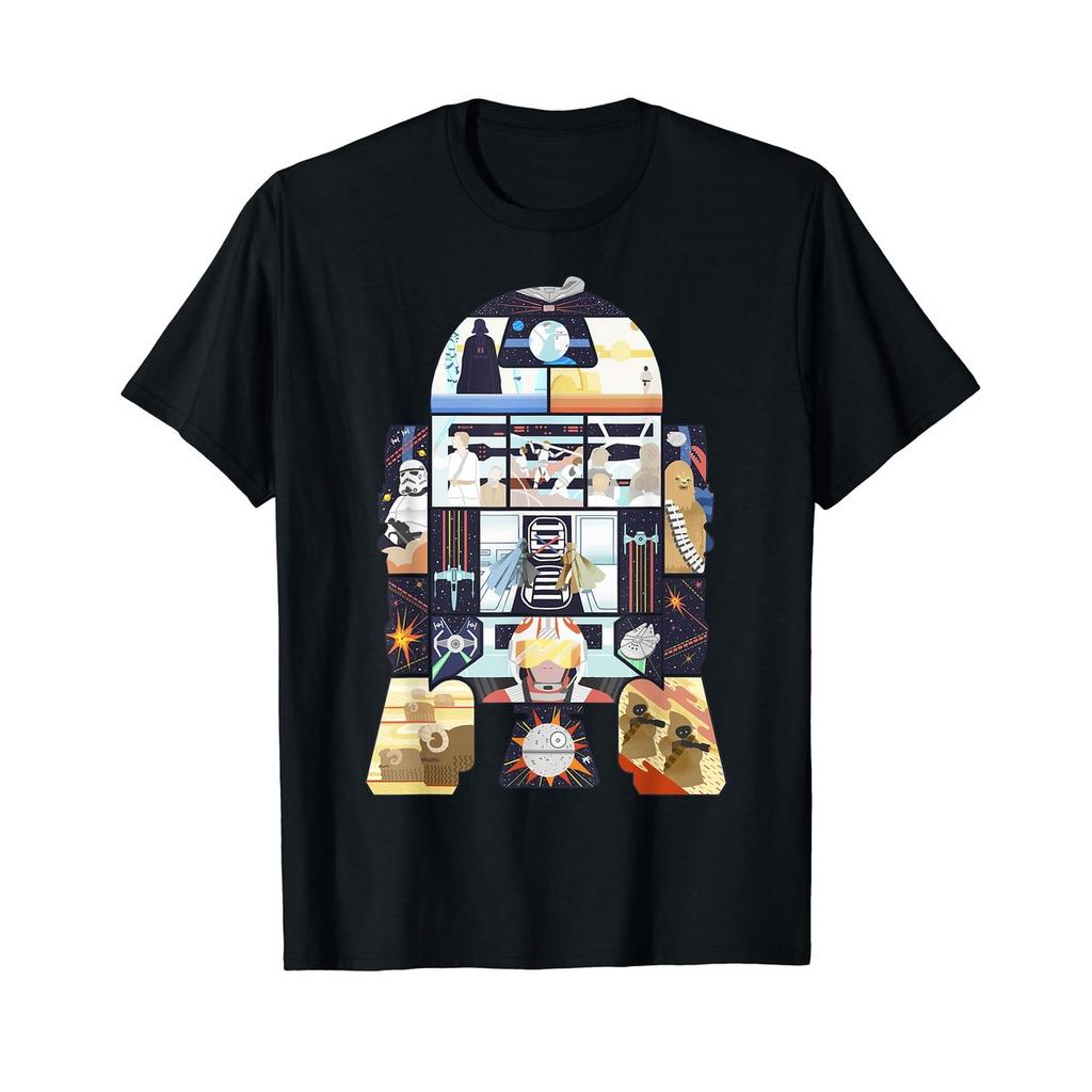 Star Wars R2-D2 Scene Fill T-Shirt - Official Licensed Graphic Tee