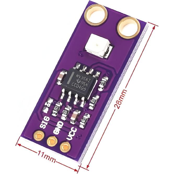 5pcs MCU-GUVA-S12SD Solar UV Intensity Sensor, GUVA-S12SD UV Detect Sensor, Ultraviolet Light Sensor, S12SD Light Sensor, Wavelength Detection Range