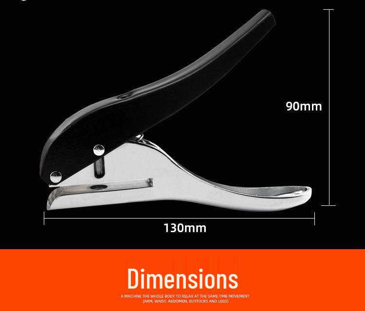 PVC Edge Banding Hole Punch Tool with 8mm Puncher & Guide Screw for Drywall Nail Concealing