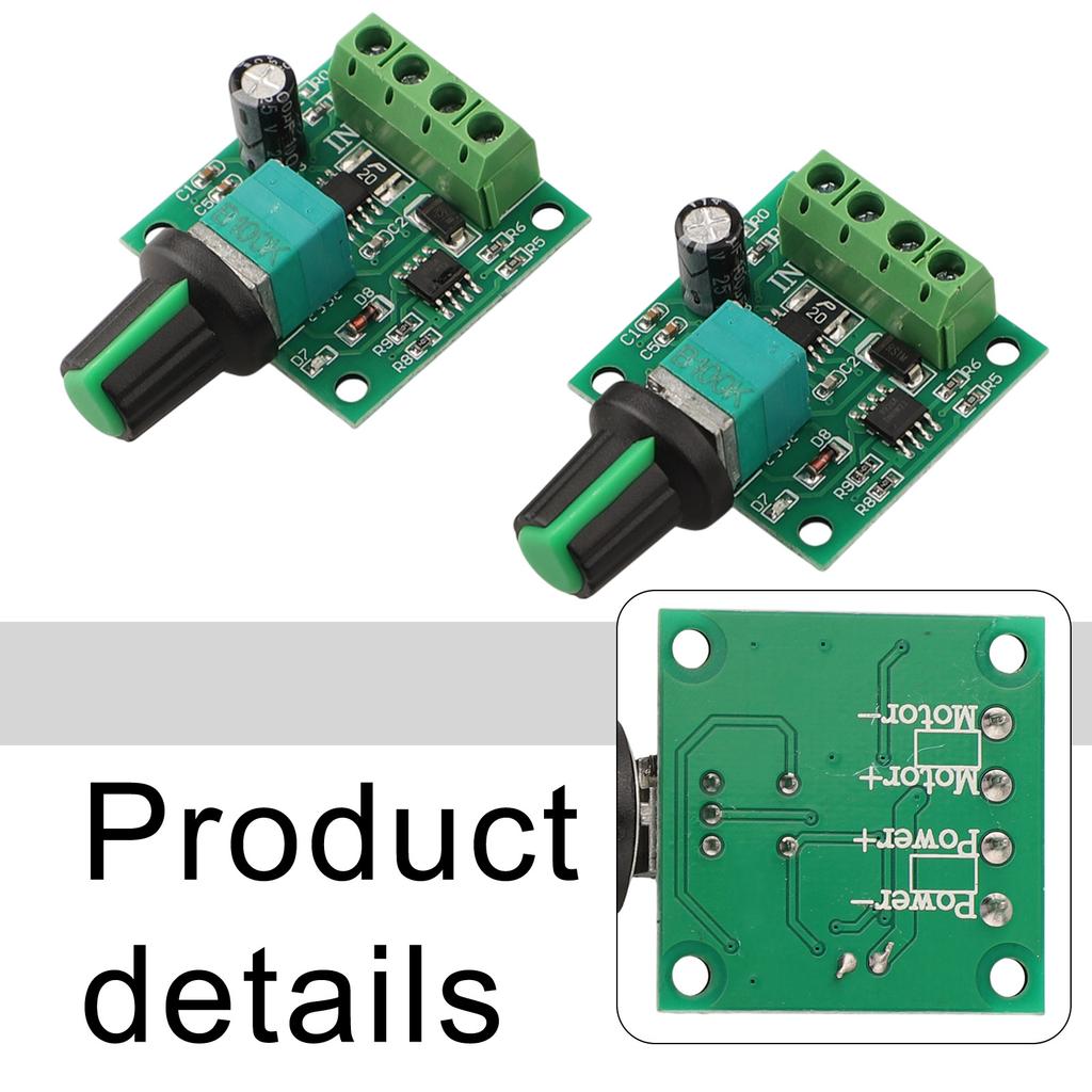 DC Motor Speed Regulator Adjustable Duty Cycle Wide Voltage Range 2PCS