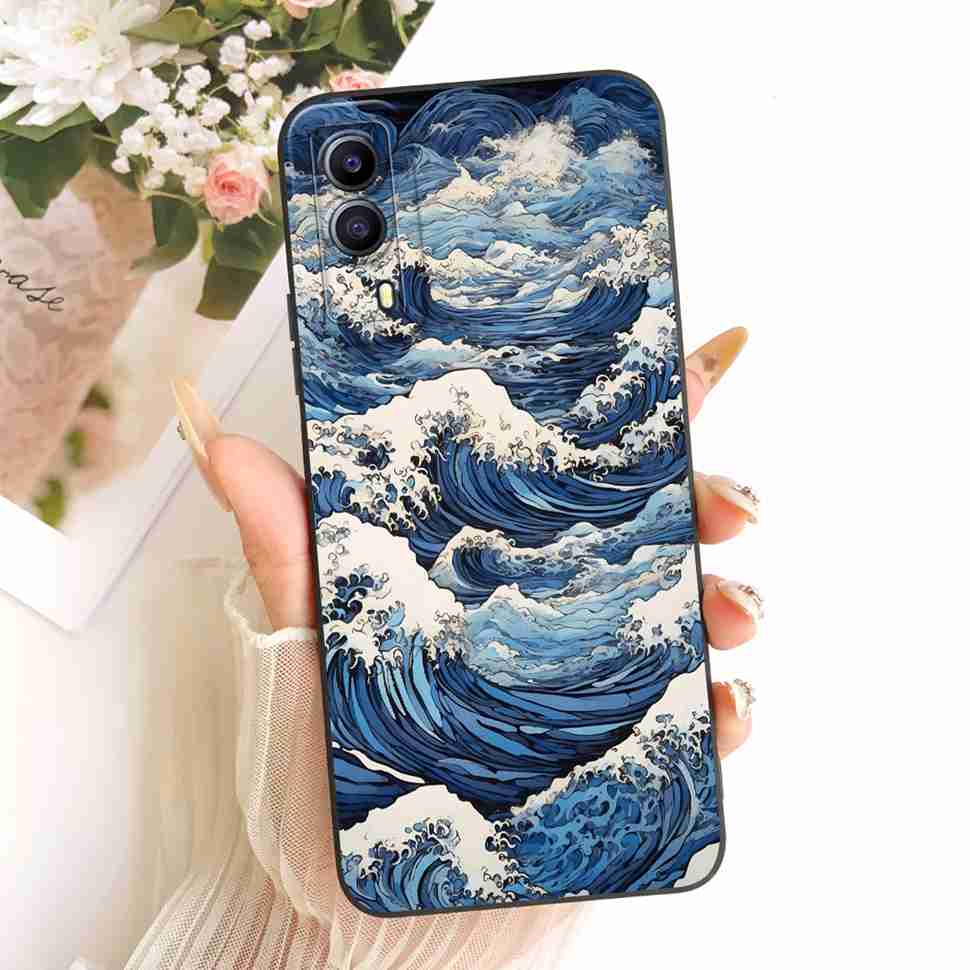 For Vivo Y53s 5G V2111A Case Printed Popular Cartoon Animals Silicone Back Cover For Vivo Y 53S 5G V2058 6.58" Phone Cases Capa