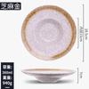 Straw hat plate,  western plate, Japanese plate, retro foreign trade ceramic tableware, salad  dessert .