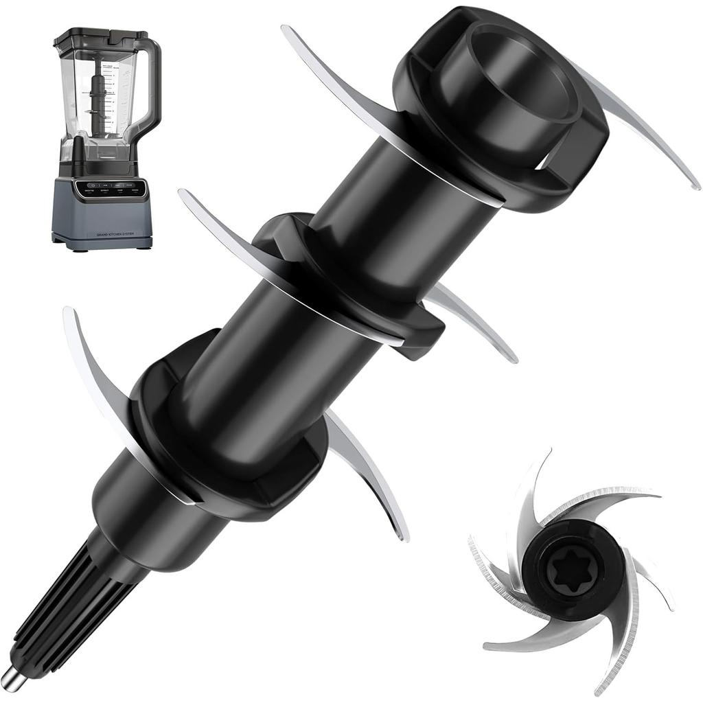 6-Blade Replacement for Ninja Blender 72oz Pitcher, Compatible with Ninja 1100W 1200W 1500W, BL500 BL610 BL642 BL660 BL681A BL682 BL700 BL770 BL780...
