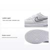 Air Force 1 Lv8 Leder Vielseitig Bequem Langlebig Low Top Freizeitschuhe Kinder Sneaker Weiß IB2883-100