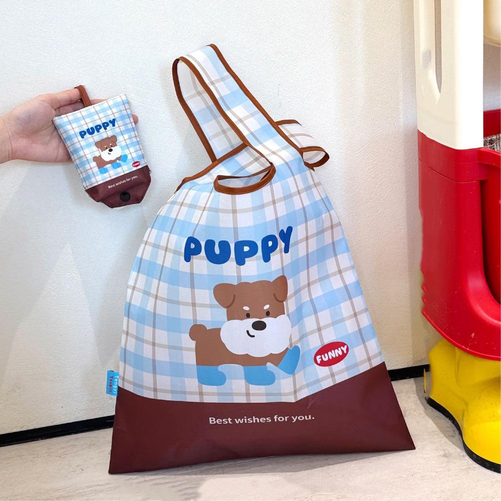 

Grocery Bag Kawaii Foldable Shopping Bag Reusable Nylon Eco-Friendly Bag Large Capacity Waterproof Cartoon Handbag Shopping