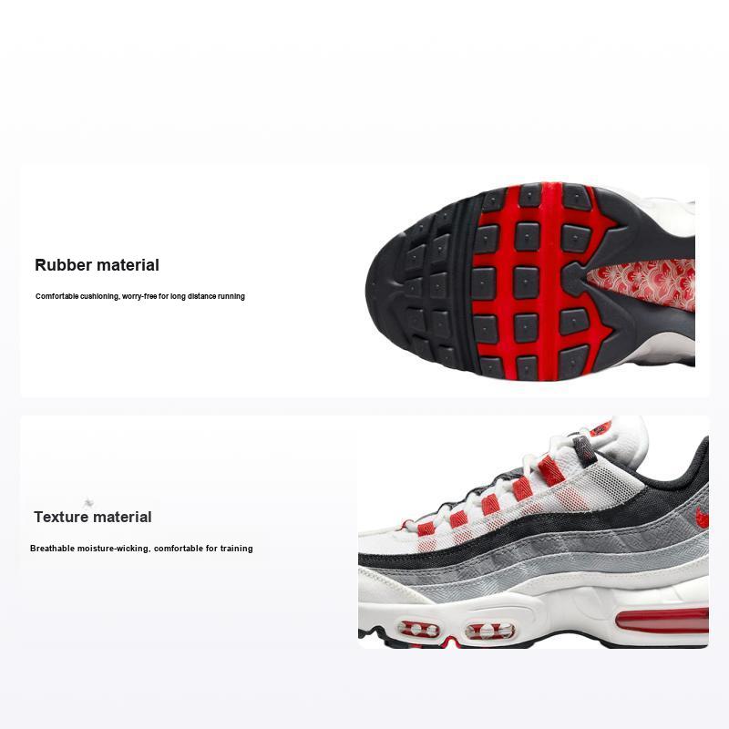 Кроссовки унисекс Nike Air Max 95 QS Japan White Summit-White Chili-Red DH9792-100 37.5