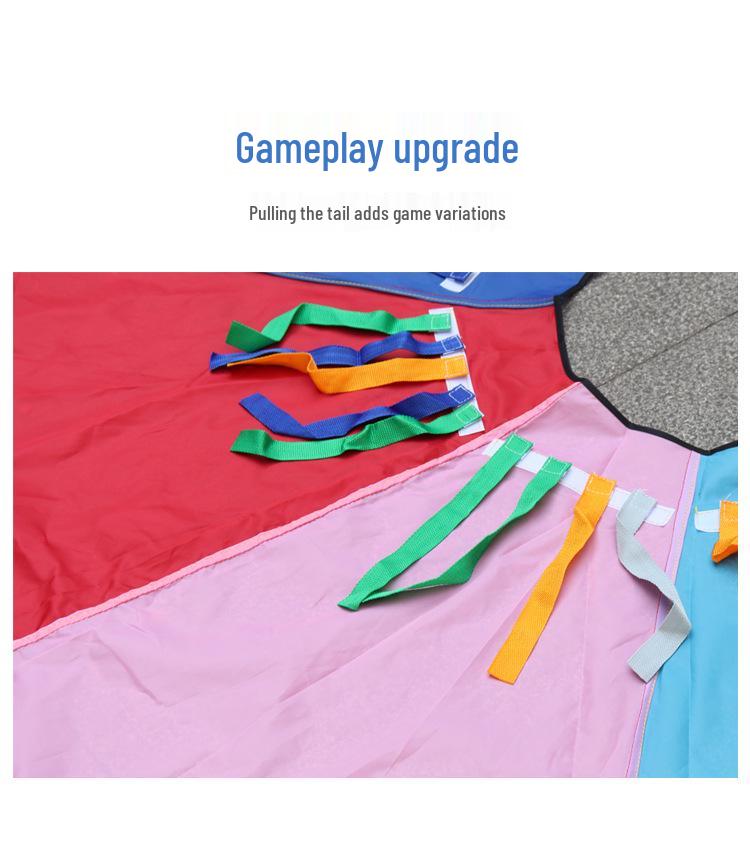 Rainbow Parachute Whack-a-Mole: Early Education Sensory Training for Parent-Child Outdoor Play