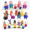 Colorful Eco-friendly Peppa Pig Family Friends Action Figures For Kids 25pcs Set