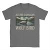 Novelty Stupid Canadian Wolf Bird Funny Loon Bird Tshirt For Unisex Crewneck Cotton T Shirts Short Sleeve Tees Gift Idea Clothing