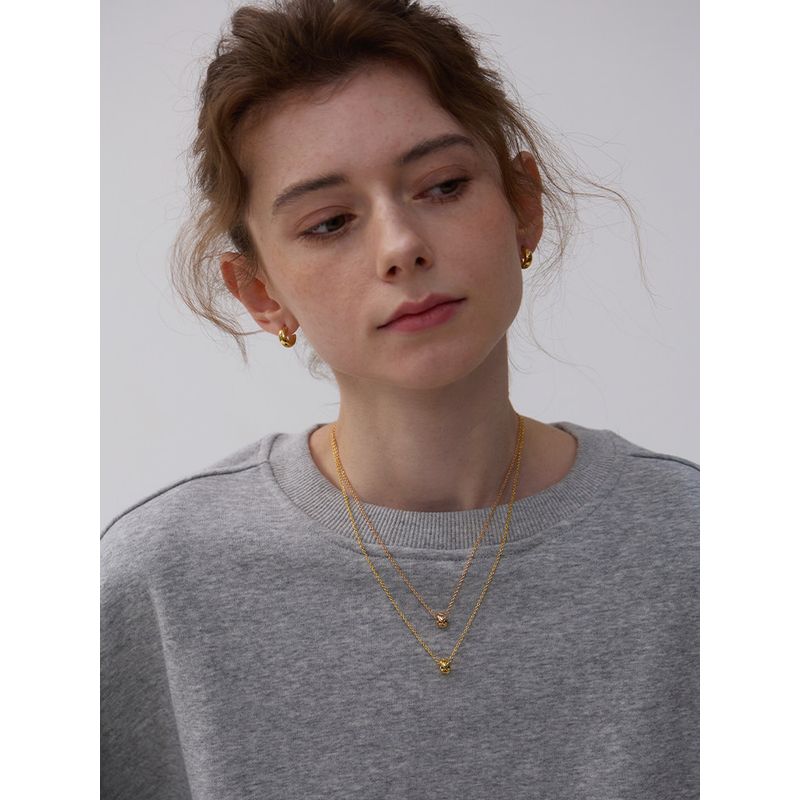 European and American Simple Style C- Shaped Small Ear Ring Non-Fading Men's and Women's Geometric Earrings Temperament Commute Earrings Minimalist