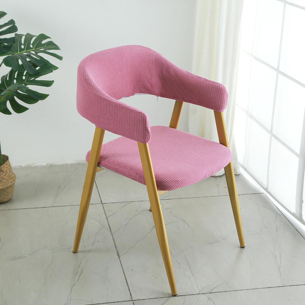 Thickened Elastic Fabric Hollow Chair Set Restaurant Restaurant Split Chair Cover