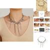 Dazzling Rhinestone Choker Necklace For Women Heart And Star Designs Fashion Accessory