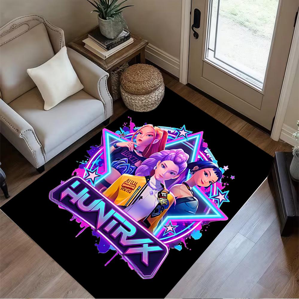 Galaxy Fashion Stars Carpet Suitable for Bedrooms Game Room Playrooms Entryway Anti-slip Rug Anime Office Decor Spiritual Gift