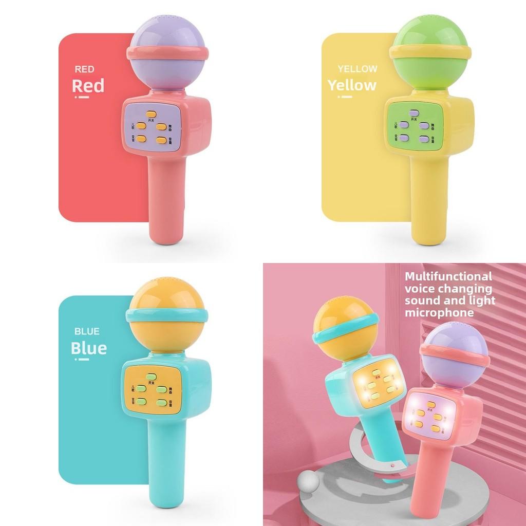 Microfono Karaoke Interattivo per Bambini con Alimentazione a Batteria ed Effetti Vocali per il Gioco