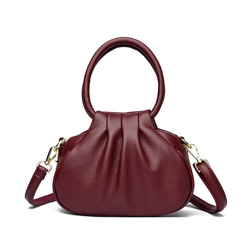 Genuine Brand Women's Soft PU Leather Shoulder Crossbody Bags Luxury Hand Bags Designer Ladies Messenger Commuting Sac A Main