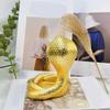 2025 Snake New Years Figurines Statue Handcraft Resins Cobras Decoration Fun Desk Ornament New Years Decoration