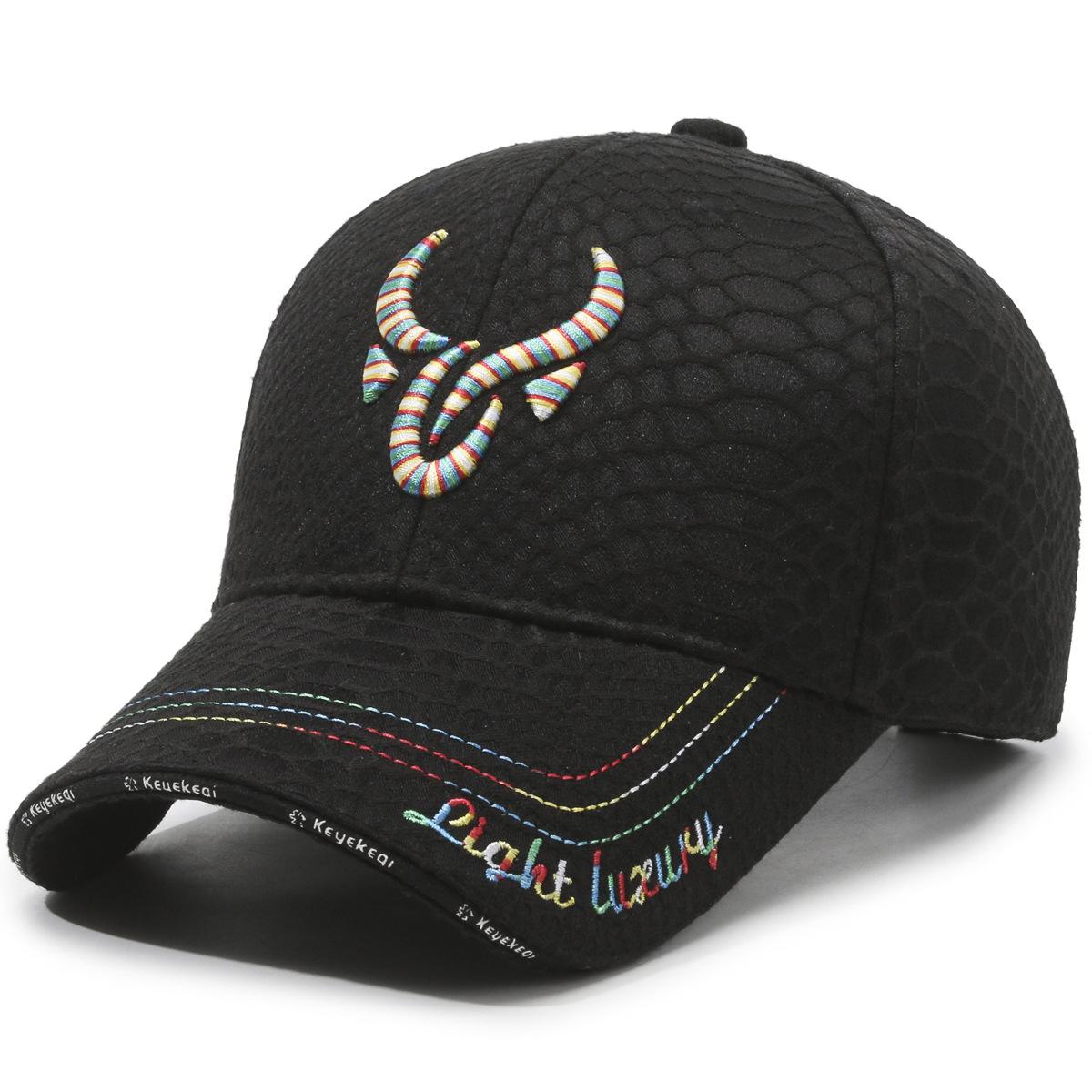 National Style Light National Style Baseball Hat Men S And Women S Casual Sunscreen Hat Trend Fashion Versatile Duck Tongue