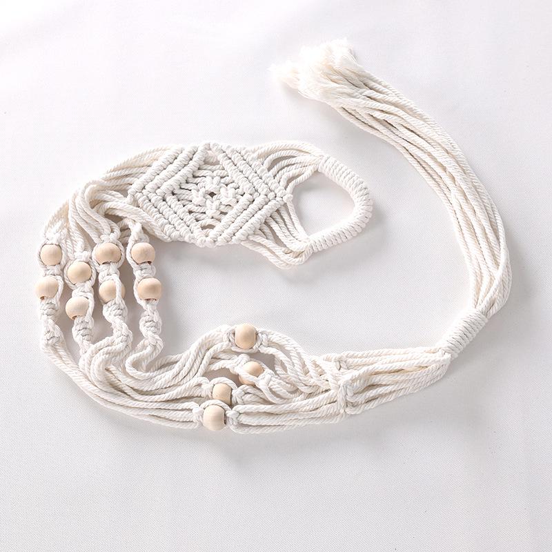 Creative Woven Cotton Plant Hanging Basket Set