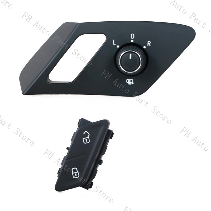 For VW Golf 7 7.5 GTI GTD Rline E-Golf MK7 MK7.5 2013-2020 Mirror Folding Switch Knob Central Control Door Look Switch