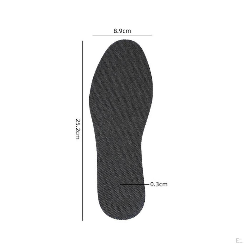 TrimtoTailorable Footbed Breathable Replacement Cushioned Shoe Insert for Athletes, Runners,