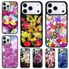 Orchid Flowers Colorful Shockproof Phone Case for iPhone 17 Air 16e 15 11 12 14 13 Pro Max Cover Coque