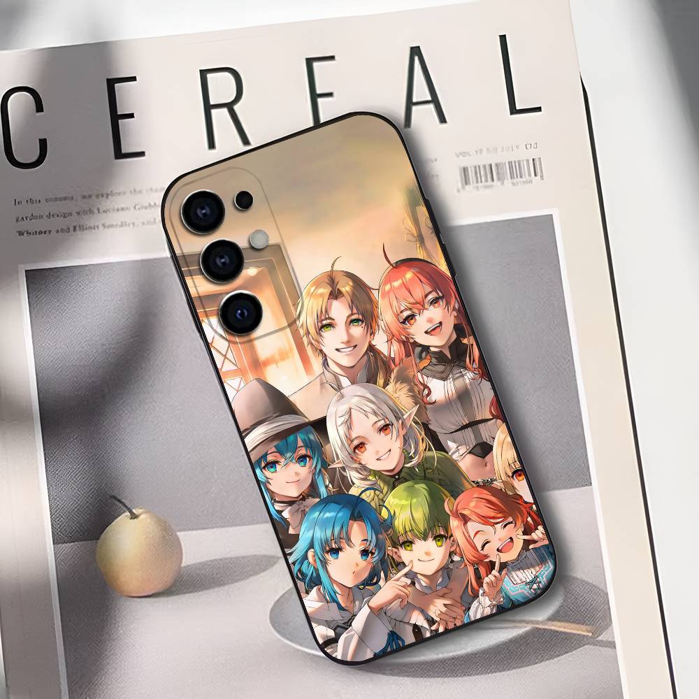 M-Mushoku Tensei Jobless Reincarnation Phone Case For Samsung S25,S24,S21,S22,S23,S30,Ultra,S20,Plus,Fe,Lite,Soft Black Cover