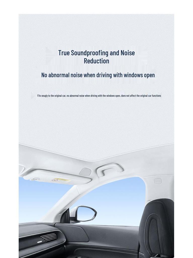 Xpeng 21 P5 Sunroof Static Sunshade: Heat Insulation, Sun Protection, Privacy.